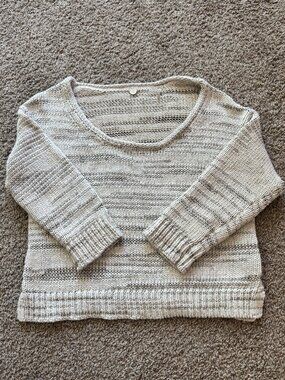 Margaret O'Leary Scoopneck Half Sleeve Heavyweight Knit Sweater